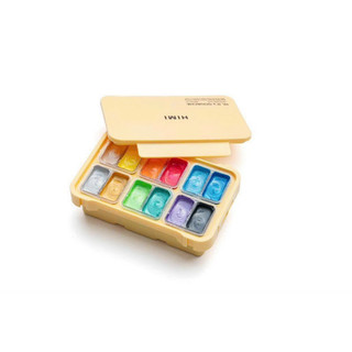 HIMI MIYA - Bộ Đặc biệt 6 Màu / 12 Màu Gouache - Màu vẽ Dạ Quang hoặc Ánh Kim loại Metallic 🎨🖼️🖌️ Set Gouache Mini 6/12