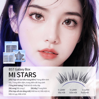 [Y293] Mi Giả MLEN DIARY - GALAXY SUN,MOON,STAR - Trời, Trăng, Sao - Mi Cụm Mềm Mại Giúp Mắt To Có Thể Tái Sử Dụng