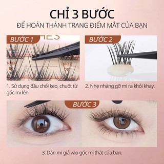 [Y295] Mi Giả MLEN DIARY  - MI CÁO - Phong cách mắt Cáo quyến rũ dễ sử dụng sắc sảo mắt to tự nhiên