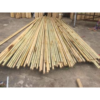 Cán cờ gậy treo cờ Tổ quốc gậy tre trúc thẳng dài 1m que cắm cờ gia đình đi bão chiến thắng đội tuyển Việt Nam