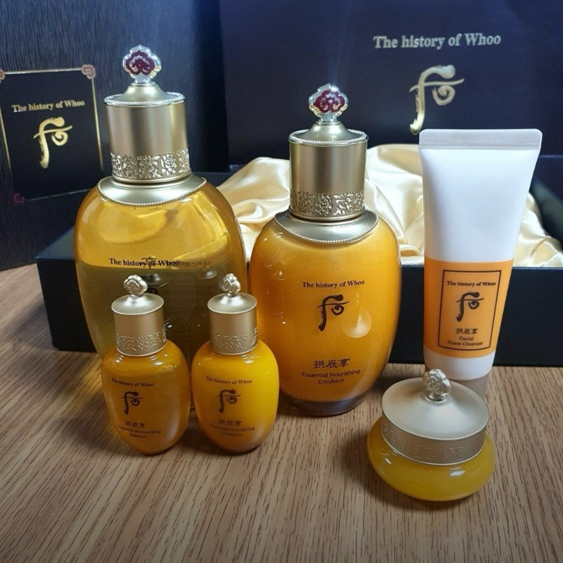 Bộ Dưỡng Da Hoàng Cung Tinh Chất Vàng Cải Thiện Nếp Nhăn Whoo Gongjinhyang Special Set