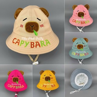[ 3-6 TUỔI ] NÓN TAI BÈO CAPYBARA DỄ THƯƠNG CHO BÉ TRAI BÉ GÁI - MŨ VÀNH CAPYBARA CHO TRẺ EM