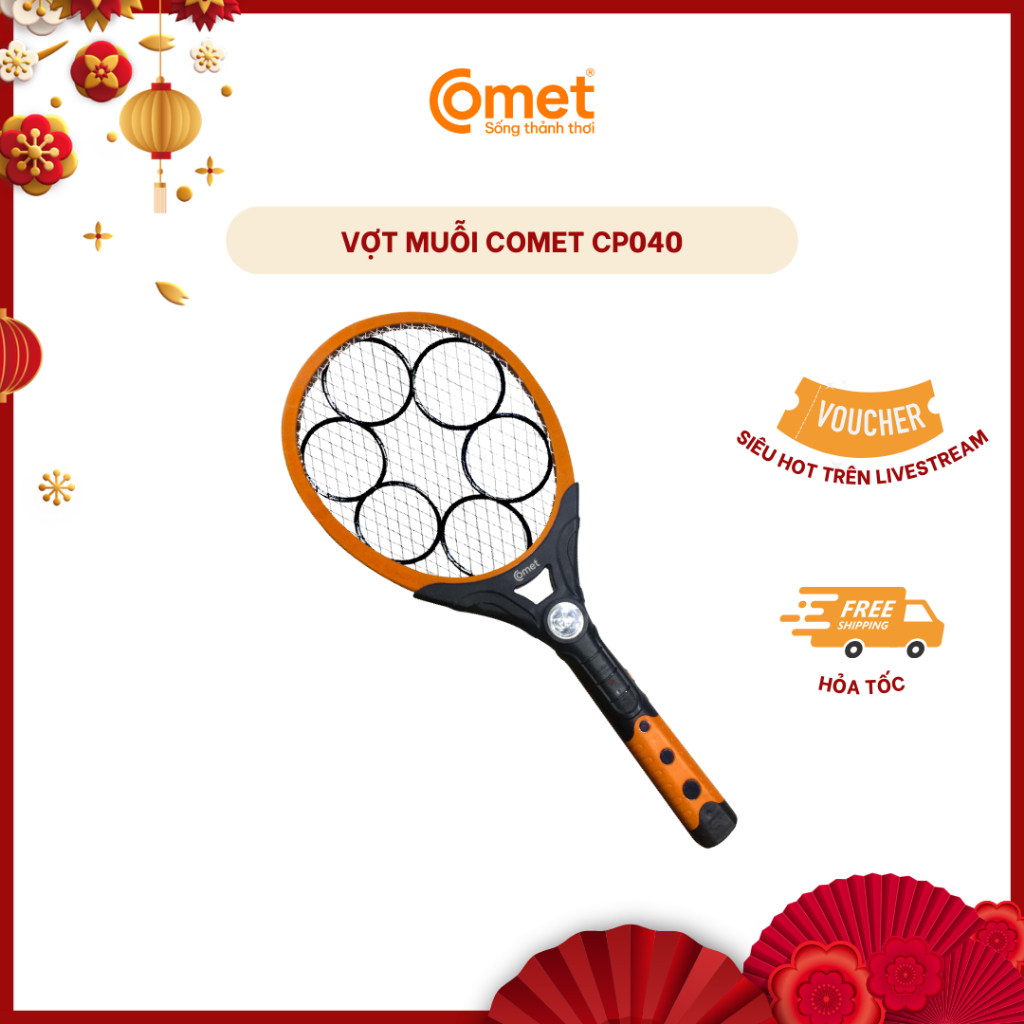 Ảnh Vợt Muỗi Comet CP040 điện thế mạnh 2
