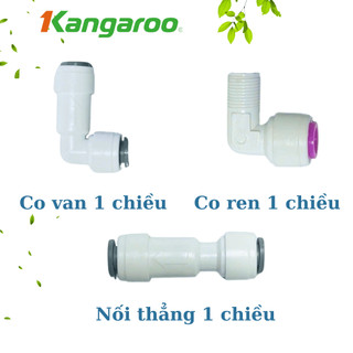 Co Ren 1 Chiều - Nối Thẳng 1 Chiều - Co Van 1 Chiều  [ hàng sitong cao cấp ] - Tặng Chốt Gài Chống Sì Nước