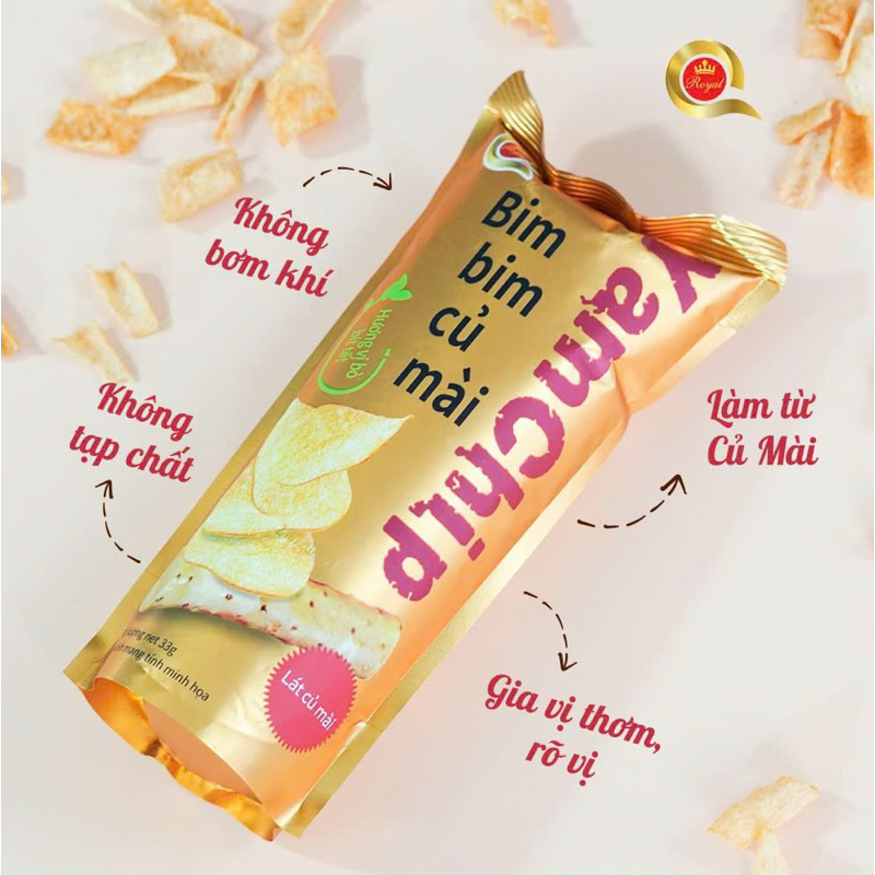 Sỉ 50 Gói Bim Bim Củ Mài - Qroyal - Ngon Khó Cưỡng | Shopee Việt Nam