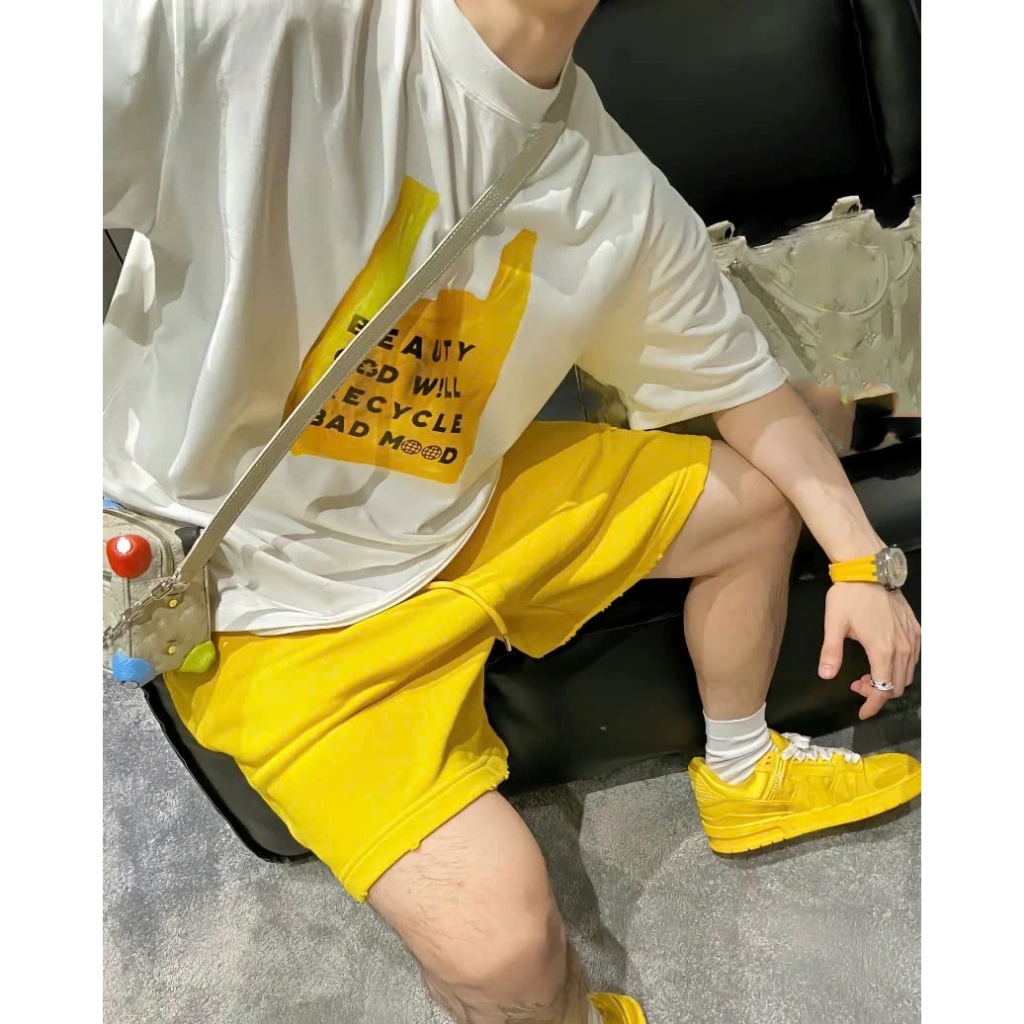 Áo thun Stee Cổ tròn BEAUTY BAG Localbrand ICVCVNI Unisex Menwear Cotton