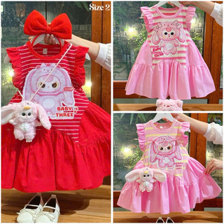 💯XẢ LẺ SIZE💯Đầm váy Baby Three phong cách Hàn Quốc dáng xòe siêu hot cho bé gái Sofia. Đầm thu đông cho bé gái