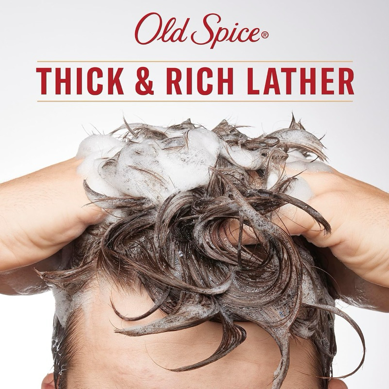 Ảnh Dầu gội & Xả 2in1 Old Spice Bearlove/Pure Sport/Think & Full hương nước hoa nam 650ml 2