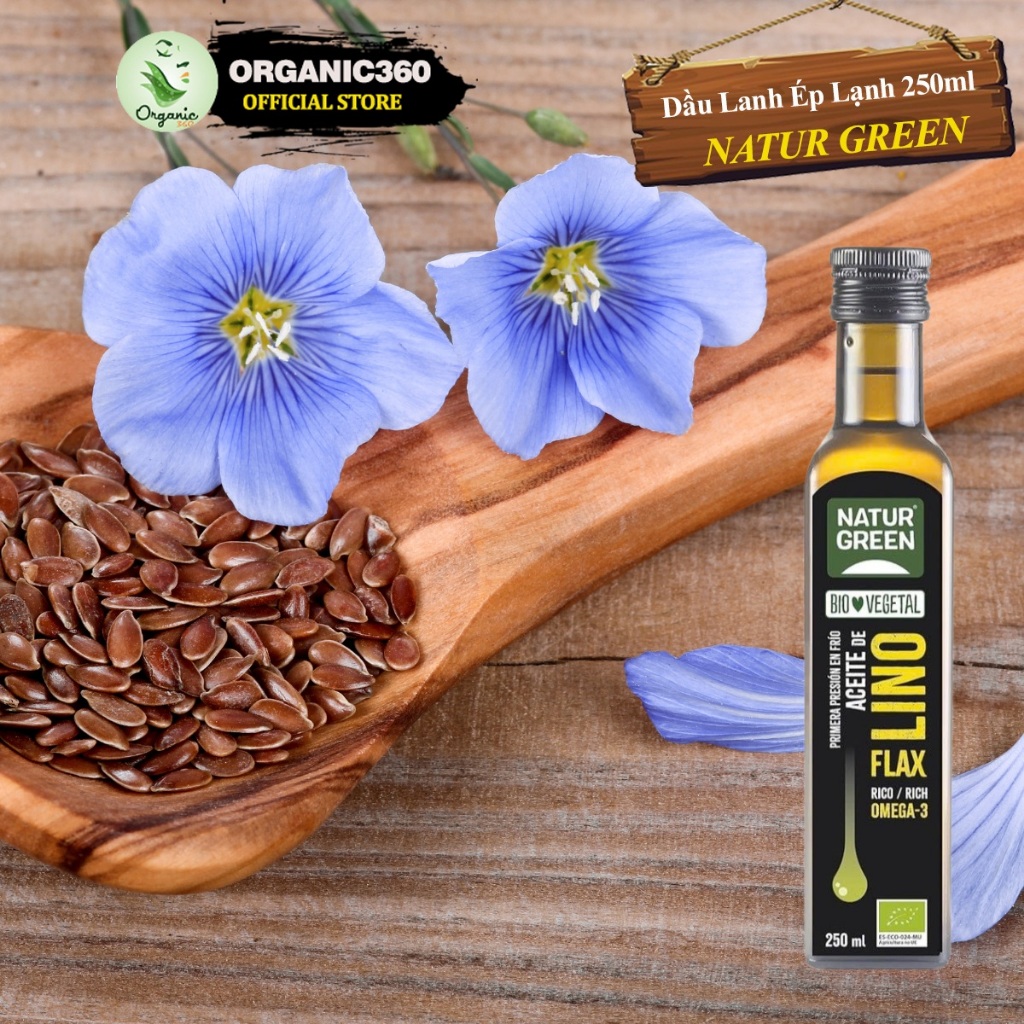 Ảnh Dầu Oliu, Dầu Lanh, Dầu Vừng Mè Nguyên Chất Ép Lạnh Hữu Cơ NATURGREEN Dầu Ăn Dầu Thực Vật Eatclean 1
