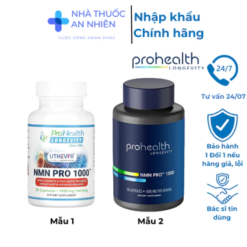 Thực phẩm chức năng Prohealth NMN Pro 1000 hỗ trợ trẻ hóa và chống lão hóa toàn diện