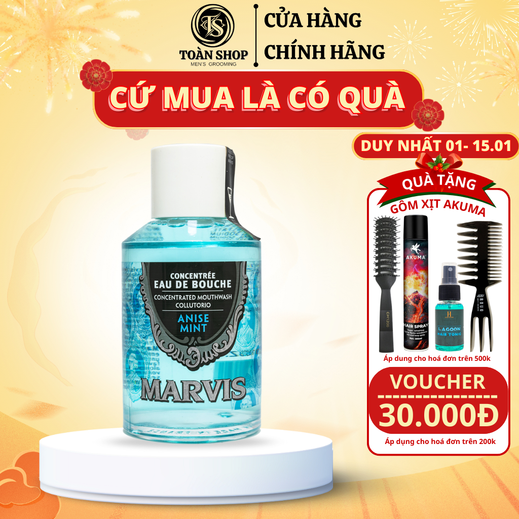 Nước súc miệng Marvis collection 120ml - new 2024 - Chính Hãng | Shopee ...