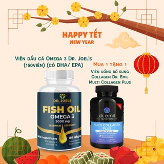 Viên dầu cá Omega 3 DR.JOEL'S (150viên) (có DHA/ EPA) Canada
