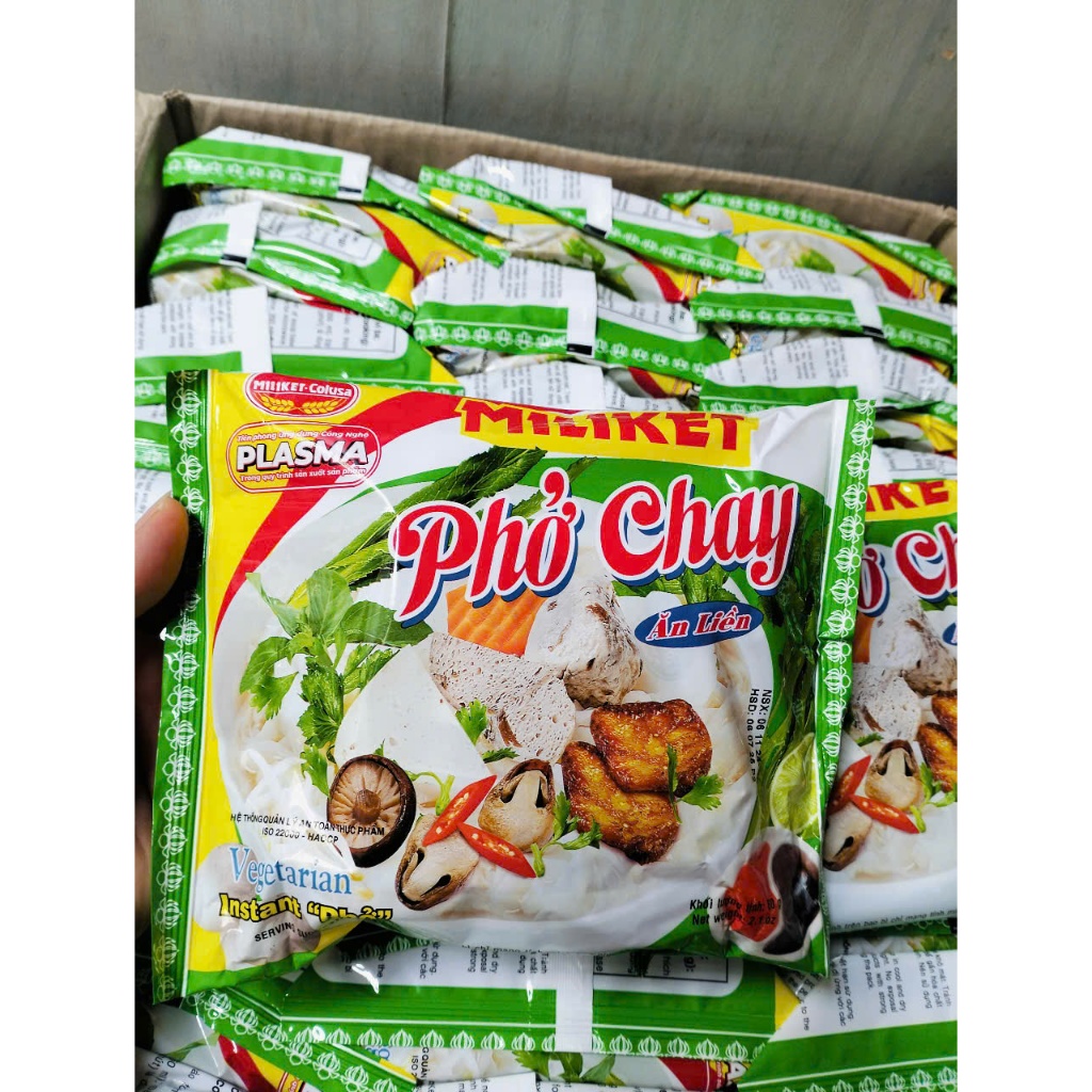 Phở chay, hủ tiếu chay thơm ngon chuẩn vị Miliket 60gr x 30 gói (tùy chọn)