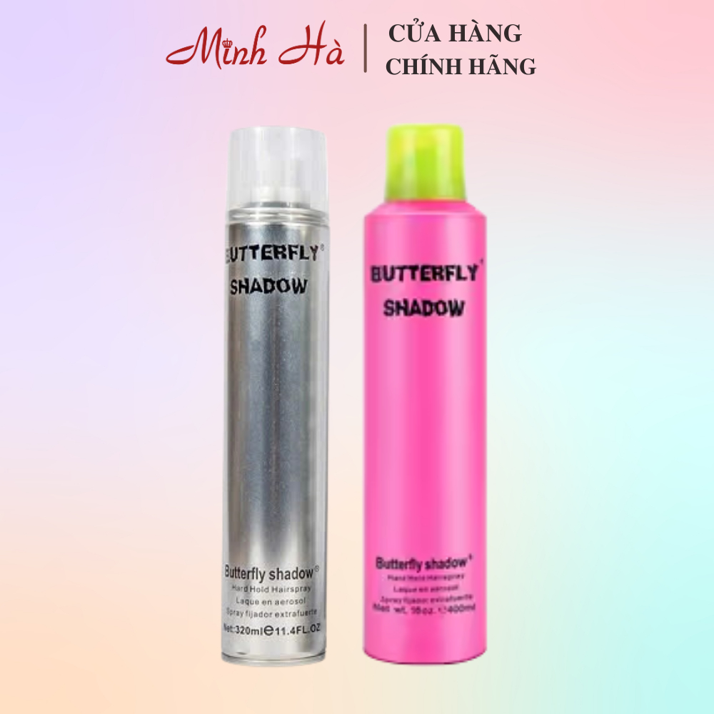 Ảnh Gôm xịt giữ nếp tóc Butterfly Shadow 150ml/320ml/600ml giúp tạo nếp tóc cùng hương thơm quyến rũ 1
