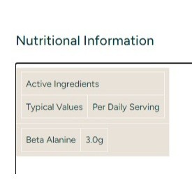 Myprotein - Sữa bột Beta Alanine 500g - chính hãng
