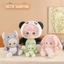 Gấu Bông Naifu Baby Three Tóc Cừu Túi Mù Cosplay Thú Nhồi Bông Gấu Trúc Thỏ Hồng Xói Xám