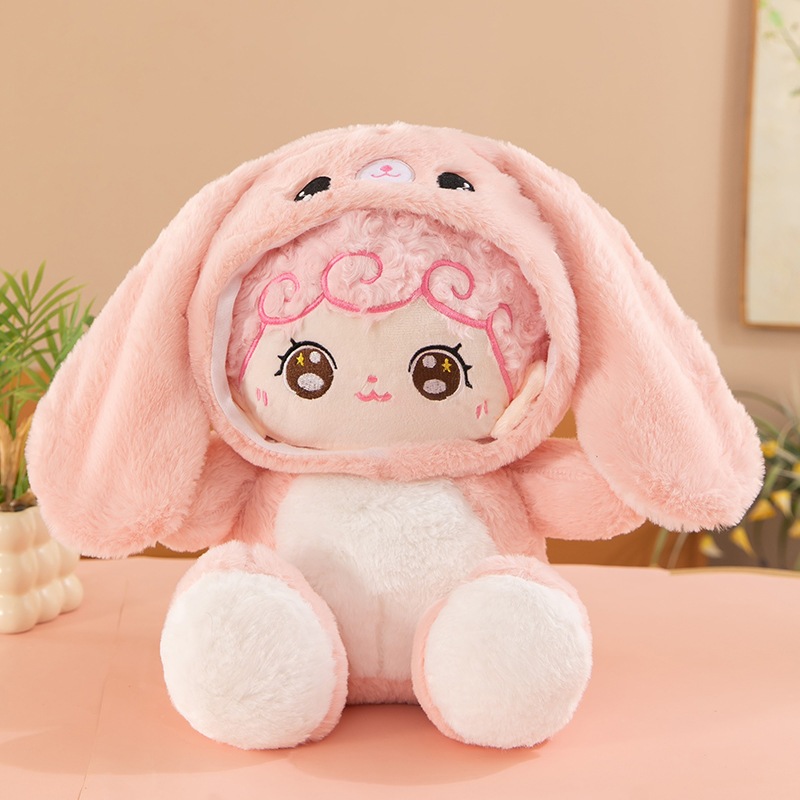 Gấu Bông Naifu Baby Three Tóc Cừu To 4000% Túi Mù Cosplay Thú Nhồi Bông Gấu Trúc Thỏ Hồng
