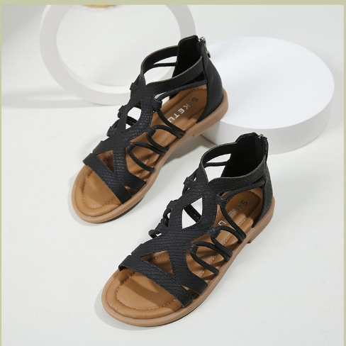[Chính hãng] Giày sandal chiến binh nữ SIKETU boho laser basic  1.5cm, sandal nữ quai ngang, giày dây LAL08 - Laylalay.n