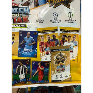 [ Update Multipack #4 ]Túi Thẻ Cầu Thủ Bóng Đá Match Attax Update Mega Multipack #4 Star Ballers 2024/25 24/25 (41 Thẻ)