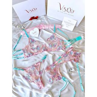 Đồ nội y cao cấp chất ren dệt hoa tỉ mỉ Taly set VSecret