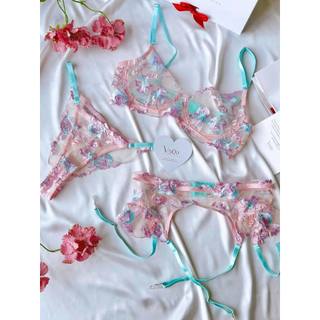 Đồ nội y cao cấp chất ren dệt hoa tỉ mỉ Taly set VSecret