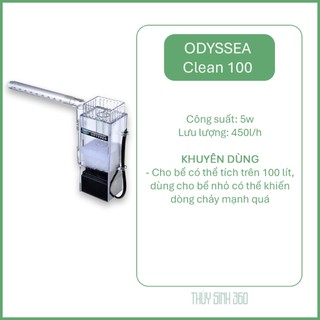Lọc Váng Cao Cấp Odyssea Clean 100 - Cho Hồ Cá Cảnh, Thủy Sinh