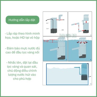 Lọc Váng Cao Cấp Odyssea Clean 100 - Cho Hồ Cá Cảnh, Thủy Sinh