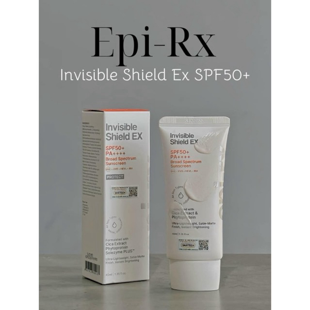 Kem chống nắng EPI-RX Invisible Shield EX SPF50++ EPI RX 40ml Epirx ...