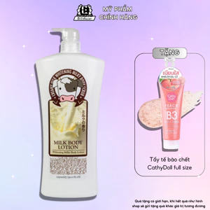 Sữa dưỡng thể Creamy Milk trắng da cấp tốc dung tích 1150ml hàng nội địa Thái (không nuôi lông)