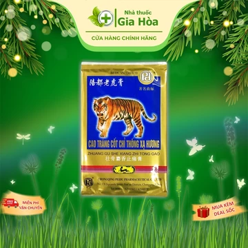 Cao dán cọp / Cao dán con hổ (7 chữ) (Gói 4 miếng)