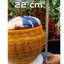Ủ (giành) trà đan bằng tre nắp vải đựng vừa ấm tích loại (1.5L VÀ 2L) có bán kèm cả Tích Bát Tràng