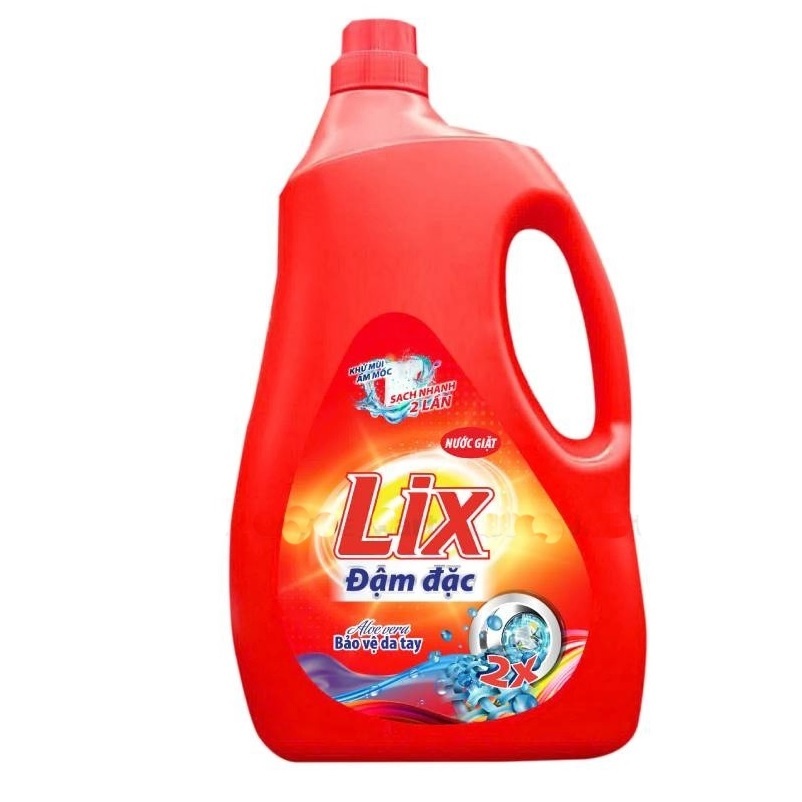 Ảnh Nước giặt Lix đậm đặc hương hoa chai 3.3kg làm sạch cực nhanh vết bẩn NG002 tăng gấp đôi sức mạnh giặt tẩy quần áo 2