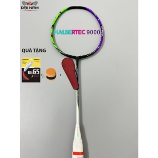 [SƠN LOGO] Vợt Cầu Lông LN Halbertec 9000 Full Carbon Căng Sẵn 11kg Max 13kg + Cuốn Cán Và Túi Đựng