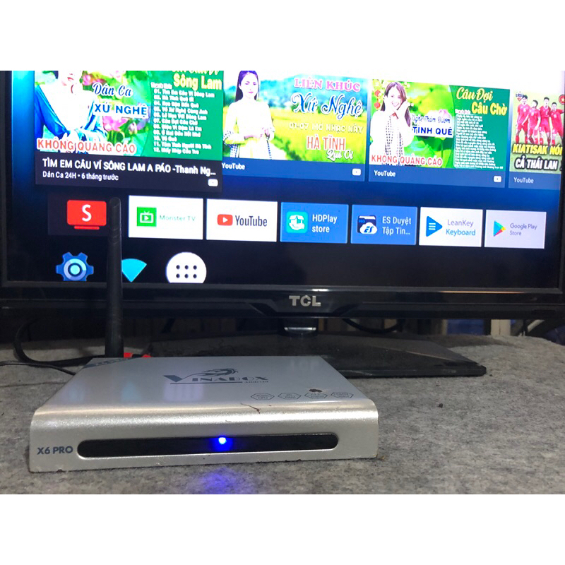 Vinabox x6 pro Ram 2g , hàng đã dùng , chỉ box và nguồn không có điều ...