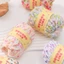 Sợi Pompom Dệt Kim Cầu Vồng dùng để chập len, sợi sơnin 50g/1c NSX: Xuefeier