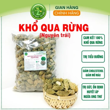 Khổ qua rừng (mướp đắng rừng) nguyên trái, nguyên quả, hỗ trợ người tiểu đường, bệnh gút, giảm mỡ máu [250 gr - 500 gr]