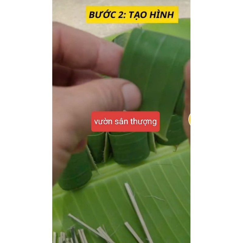 1Kg Lá Chuối Dùng Làm Bầu Uơm, Gói Bánh Chưng, Bánh Tét