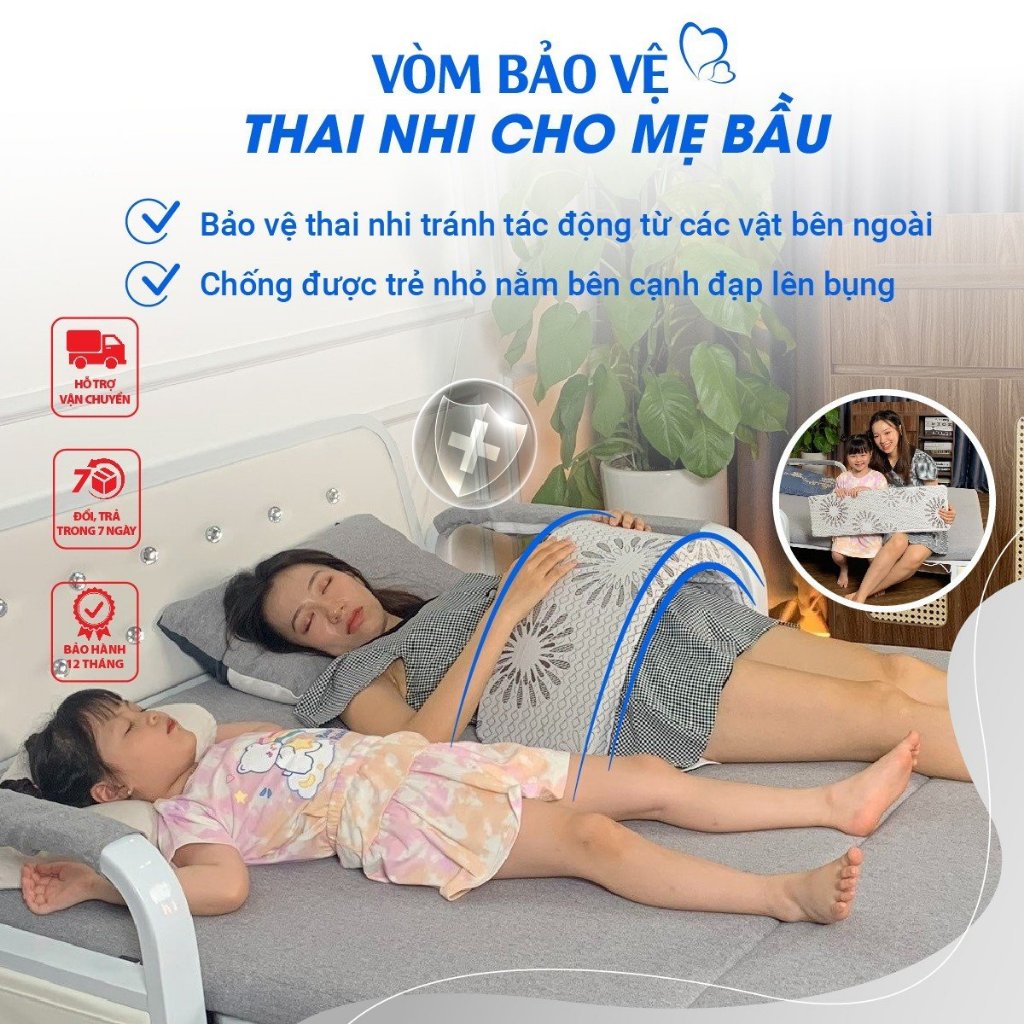 Vòm bảo vệ thai nhi cho bà bầu - Chính Hãng Airu- Chống tác động bên ngoài vào bụng mẹ