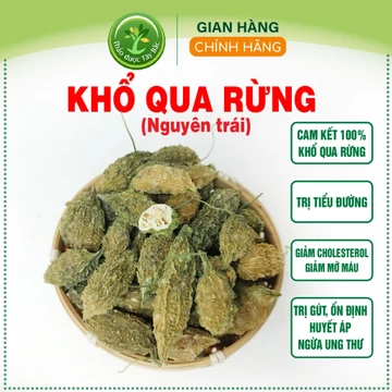Khổ qua rừng sấy khô nguyên trái (Mướp đắng rừng sấy khô), đánh bay tiểu đường, gút, ổn định huyết áp, giảm cân