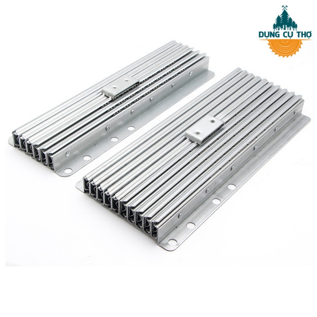 Mở Rộng Bàn - Bộ phụ kiện ray trượt mở rộng bàn kéo dài 350-1430mm cao cấp