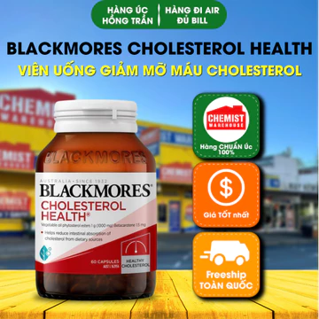 Viên Uống Giảm Mỡ Máu Cholesterol Úc - Blackmores Cholesterol Health 60 Viên