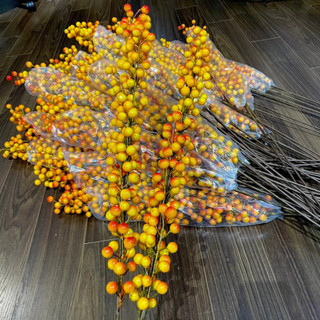 [QÙA TẶNG KÈM TEM CHỮ TẾT] Cành đào đông trang trí dài 100cm 12 nhánh (Loại cao cấp)