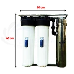 Bộ Máy Lọc Nước Tổng Đầu Nguồn UF 3000 L/H - Bộ Lọc Tổng Compact C2W Treo Tường 3 Cấp Lọc Gia Đình — ảnh 2