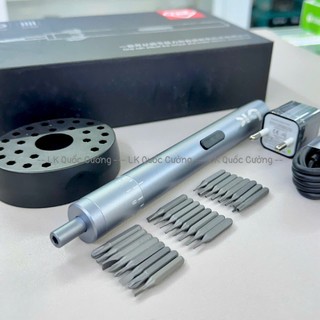 Bộ tô vít điện mini TBK 008 (Kèm 24 đầu vít khác nhau) - Mẫu mới 2026