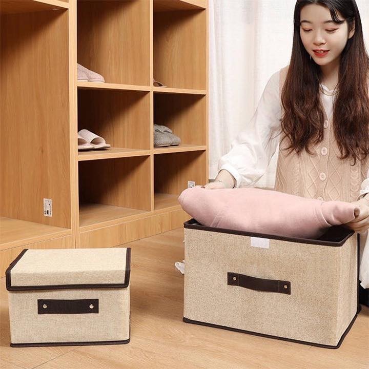 Set 2 Hộp Vải Đựng Đô Tiện Ích