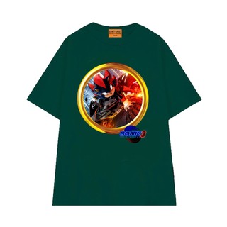 Áo Thun NGỐ TEE Sonic the Hedgehog 3 - Nhím Shadow Lái Xe Mô Tô Form Rộng Chất Vải Thoáng Mát
