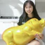 Heo siêu to khổng lồ vàng gold may mắn 35x70cm