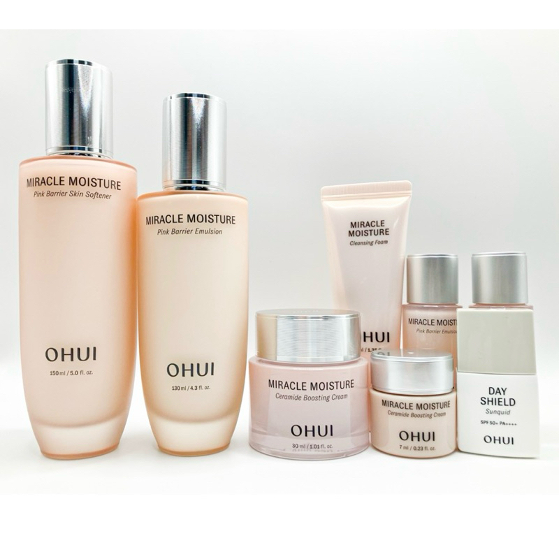 Set Ohui Hồng Siêu Dưỡng Ẩm Dưỡng Trắng Và Căng Bóng Da Đặc Biệt Ohui Miracle Moisture Special Set