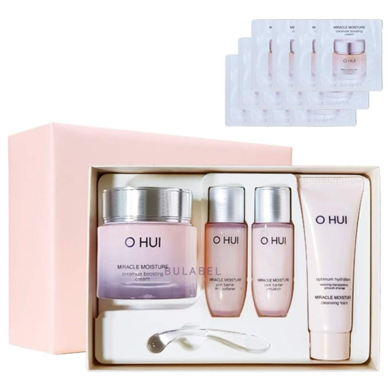 Set Ohui Hồng Siêu Dưỡng Ẩm Dưỡng Trắng Và Căng Bóng Da Đặc Biệt Ohui Miracle Moisture Special Set