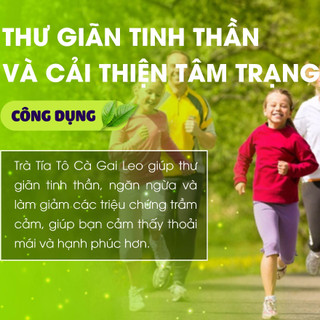 Trà Cà Gai Leo Tía Tô Sadu Túi 250g Thảo Mộc Tự Nhiên Hương Dịu Nhẹ Dễ Uống